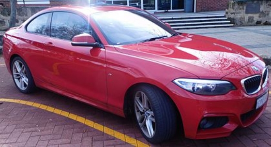 Red BMW M2