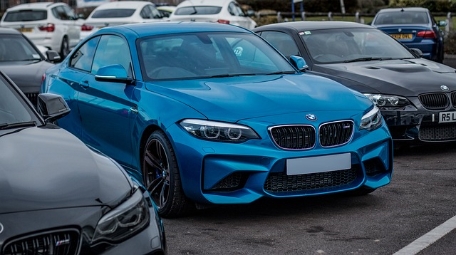 Blue BMW M2