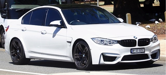 White BMW M3