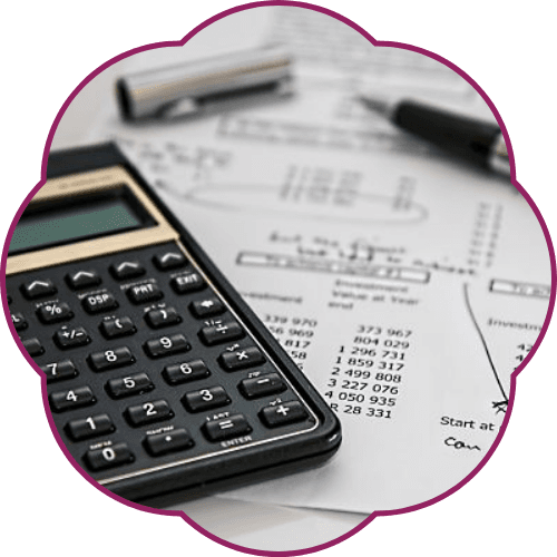 calculator and spreadsheet
