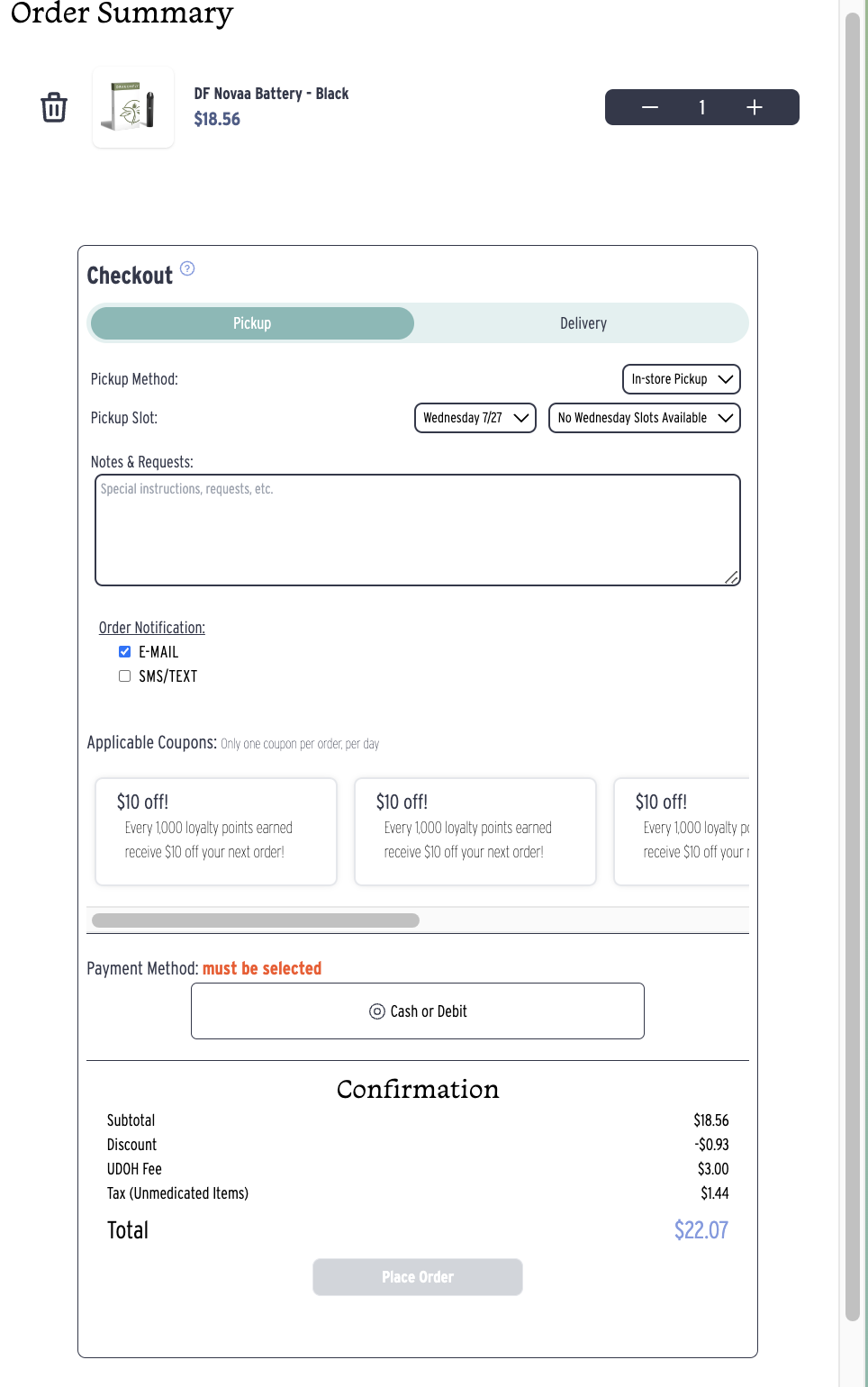 dragonfly portal patient checkout