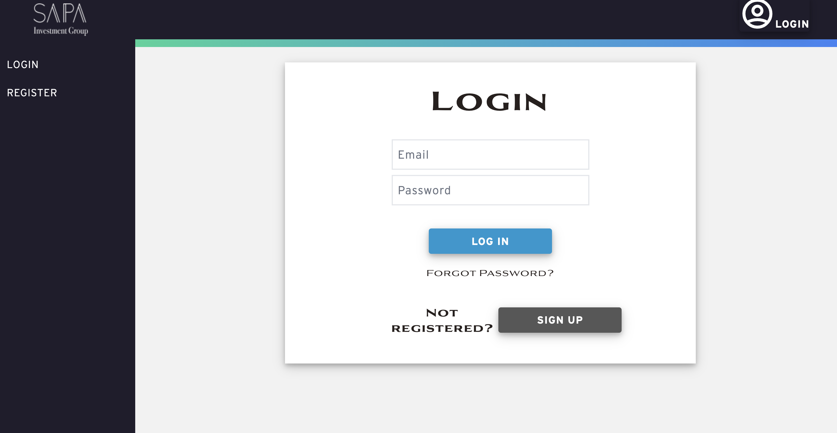 SAPA Directory Login