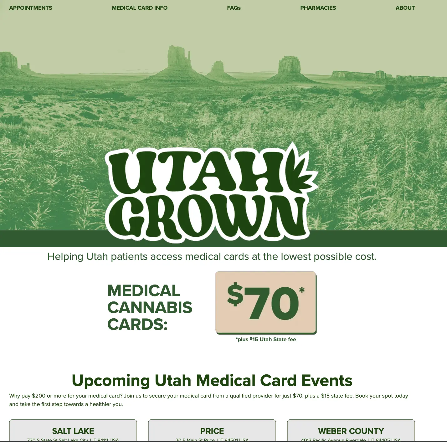 Utah Grown coa home